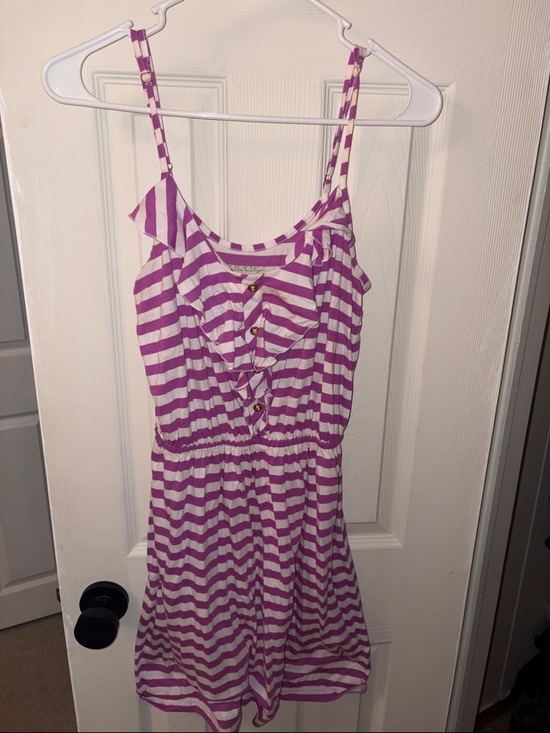 Lilly Pulitzer Dresses & Skirts - Lilly Pulitzer Pink and White Striped Sundress